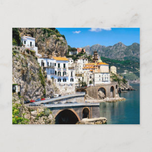 The Amalfi Coadt of southern Italy Postcard