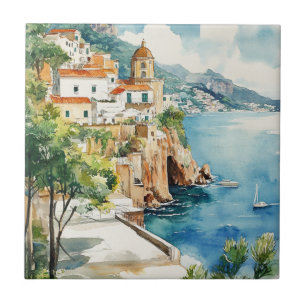 The Amalfi Coast, Italy Ceramic Tile