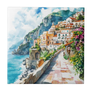 The Amalfi Coast, Italy Ceramic Tile