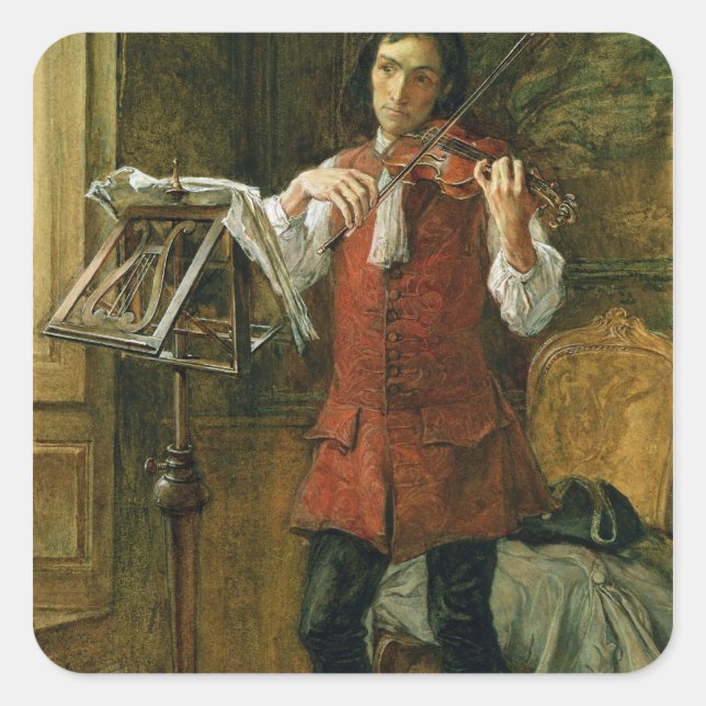 The Amateur Square Sticker (Front)