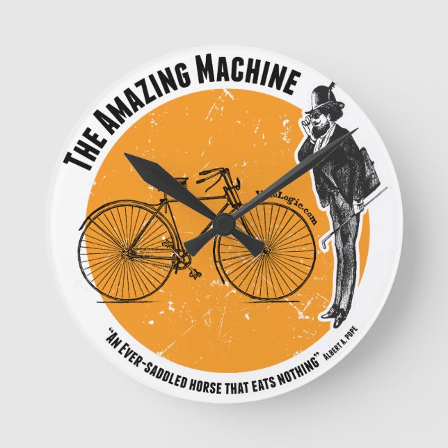 The Amazing Bicycle Round Clock (Front)