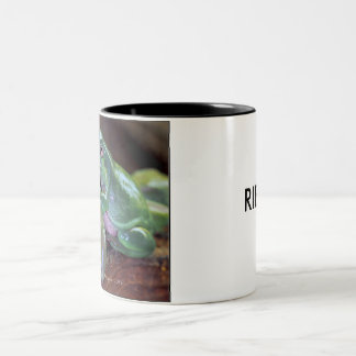 The Amazing Dumpy Frog Two-Tone Coffee Mug
