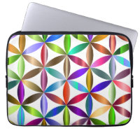 The Amazing Flower of Life on an Electronics Bag
