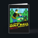 The Amazing Golf Ball Tap-a-roo Whacker Guy  Card<br><div class="desc">The Amazing Golf Ball Tap-a-roo Whacker Guy</div>