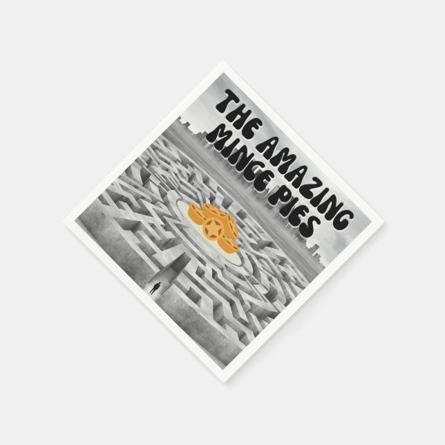 The Amazing Mince Pies Napkin (Corner)