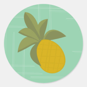 The Amazing Pineapple Classic Round Sticker