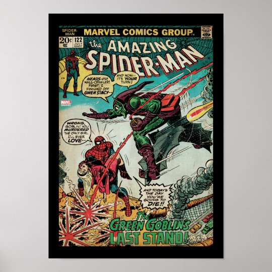 The Amazing Spider Man Comic 122 Poster Zazzle Com Au