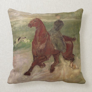 The Amazon, 1882 (oil on canvas) Cushion