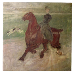 The Amazon, 1882 (oil on canvas) Tile