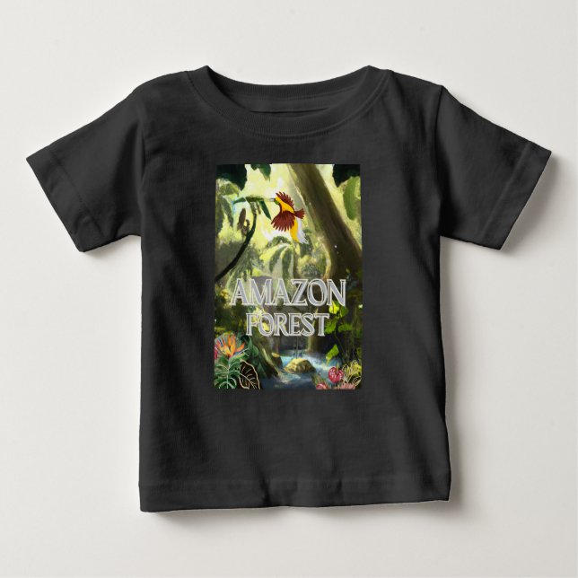 The Amazon Forest - The Amazon Rainforest Baby T-Shirt (Front)