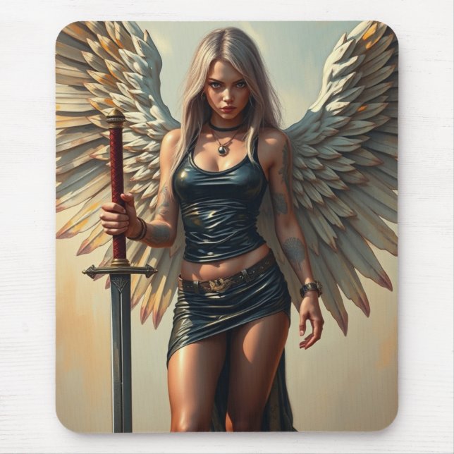 The Amazon Warriors Mouse Pad (Front)