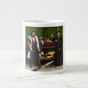 The Ambassadors by Hans Holbein the Younger Large Coffee Mug