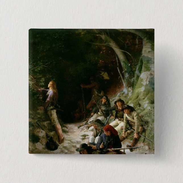 The Ambush 15 Cm Square Badge (Front)