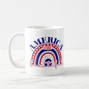 The America Beautiful Rainbow Coffee Mug