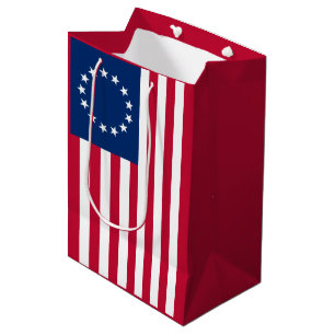 The American Circle Flag by Betsy Ross Medium Gift Bag