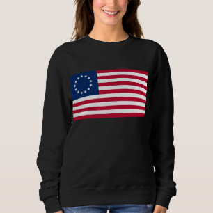 The American Circle Flag by Betsy Ross Sweatshirt