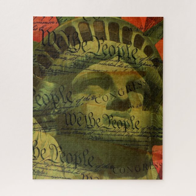 The American Constitution Jigsaw Puzzle (Vertical)