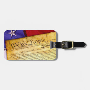 The American Constitution Luggage Tag