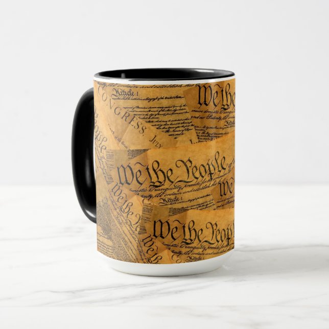 The American Constitution Mug (Front Left)