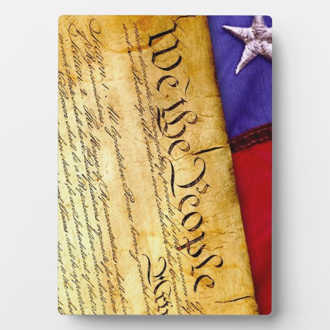 The American Constitution Plaque (Front)