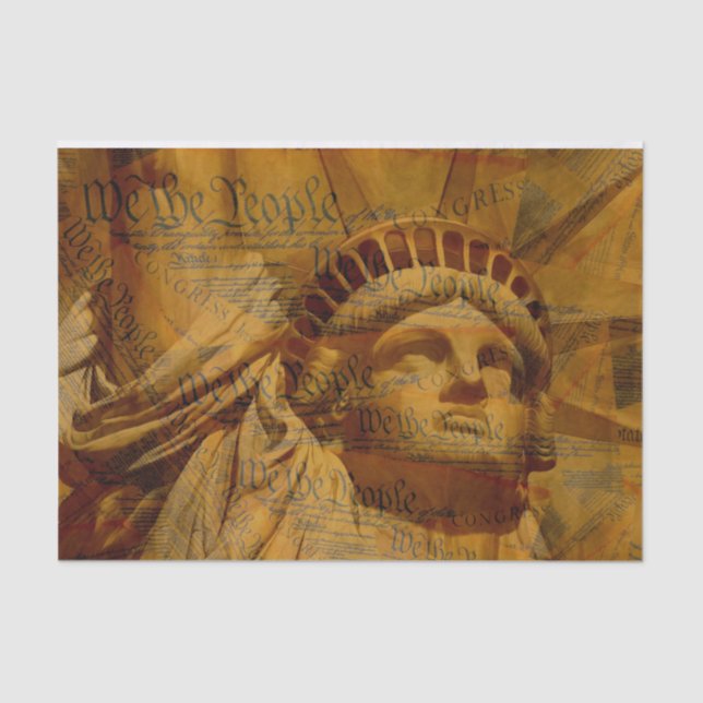 The American Constitution Tissue Paper (Front)