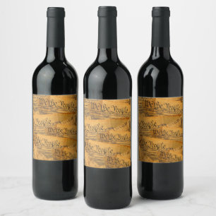 The American Constitution Wine Label