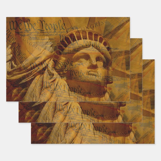 The American Constitution Wrapping Paper Sheet (Set)
