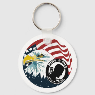 The American Eagle POW-MIA Key Ring