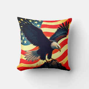The American Eagle – Silent Watcher of the Vast  Cushion