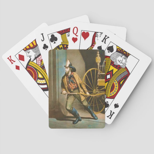 The American Firefighter Style 2 Playing Cards (Back)