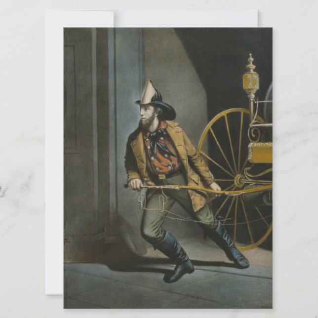 The American Fireman: Always Ready Card (Front)