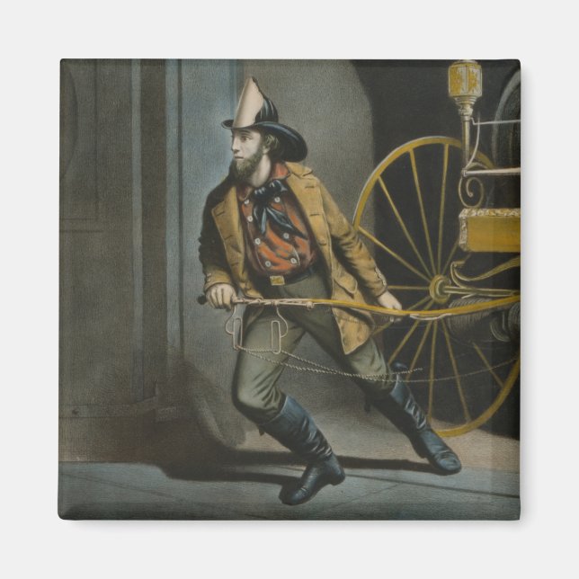 The American Fireman: Always Ready Magnet (Front)