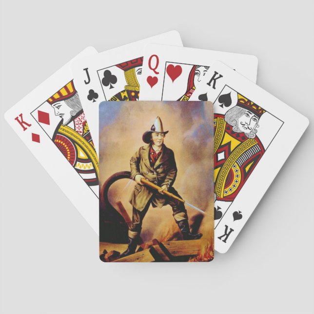 The American Fireman Style 1 Playing Cards (Back)