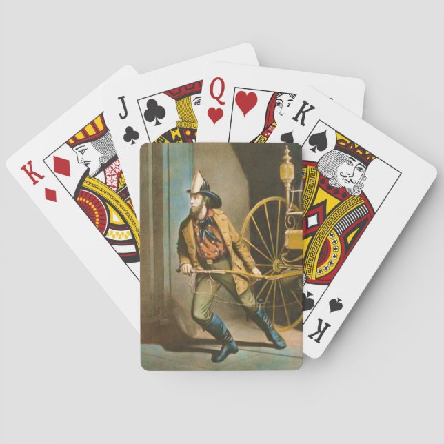 The American Fireman Style 2 Playing Cards (Back)