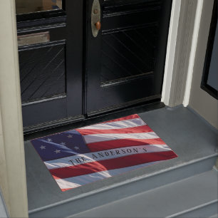 The American Flag Custom Doormat