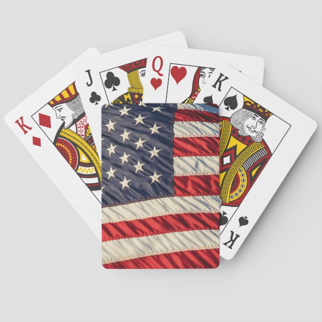 The American Flag Playing Cards (Back)