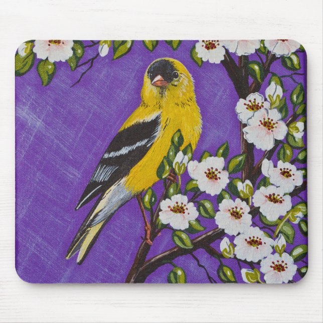 The American Goldfinch Mouse Pad (Front)