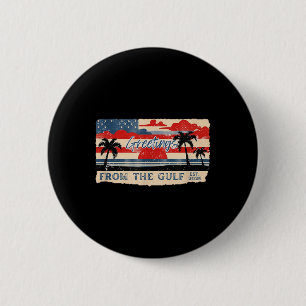 The American Gulf Of Mexico Rename Vintage 6 Cm Round Badge