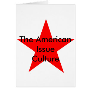 The American Issue Culture Star Red
