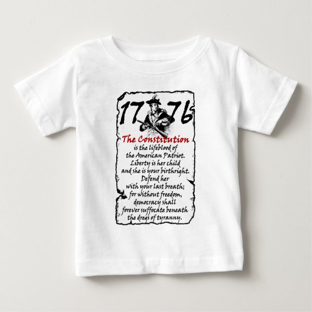 The American Patriot Baby T-Shirt (Front)