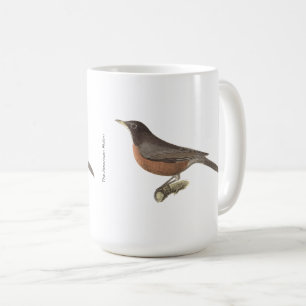 The American Robin (Turdus migratorius) NY Birds Coffee Mug