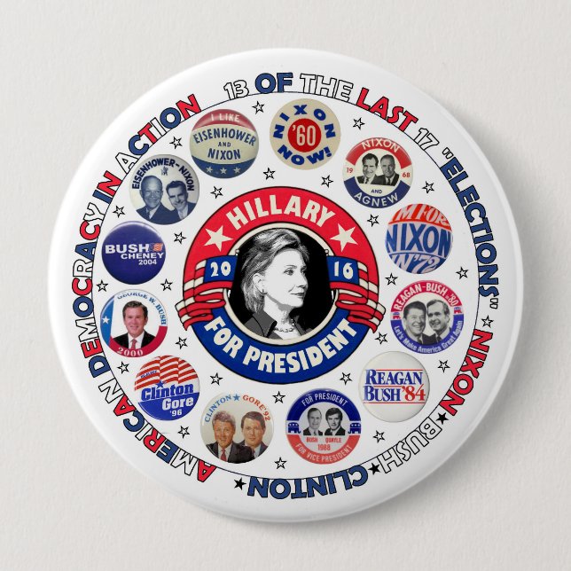 The American Ruling Class 10 Cm Round Badge (Front)