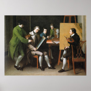 The American School, by Matthew Pratt Poster