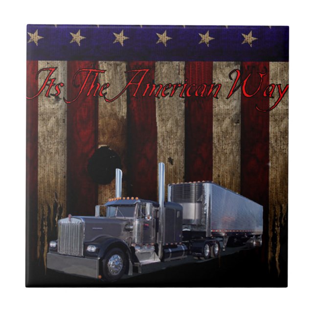 The American Way Ceramic Tile (Front)