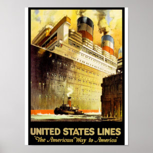 "The American Way to America" Poster