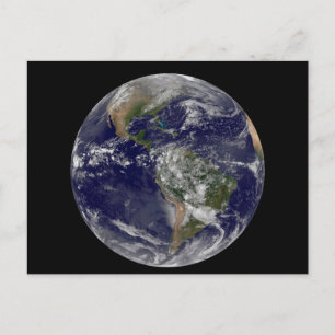 The Americas On Earth Day. Postcard