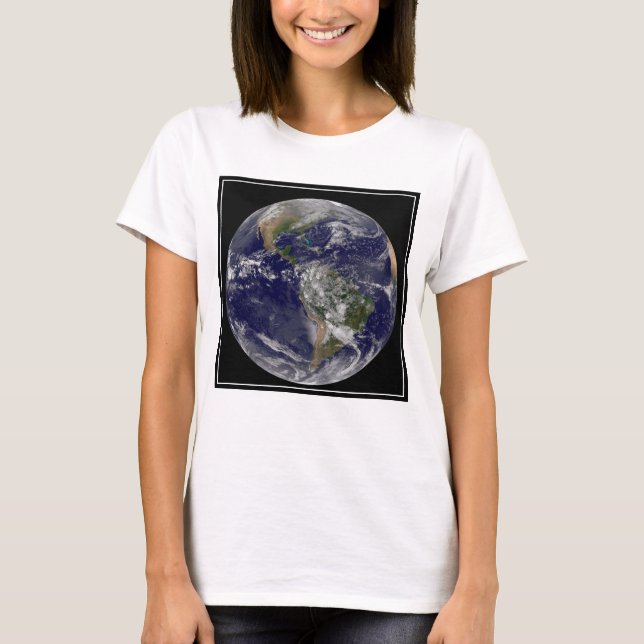 The Americas On Earth Day. T-Shirt (Front)
