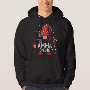 The Amma Gnome Matching Family Christmas Gnome Paj Hoodie