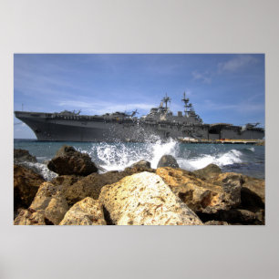 The amphibious assault ship USS Kearsarge Poster