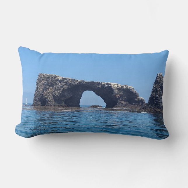 The Anacapa Island Arch! Lumbar Cushion (Front)